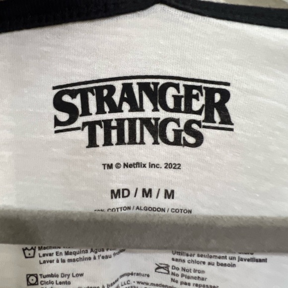 Stranger Things Panel Raglan Tee - Picture 3 of 4